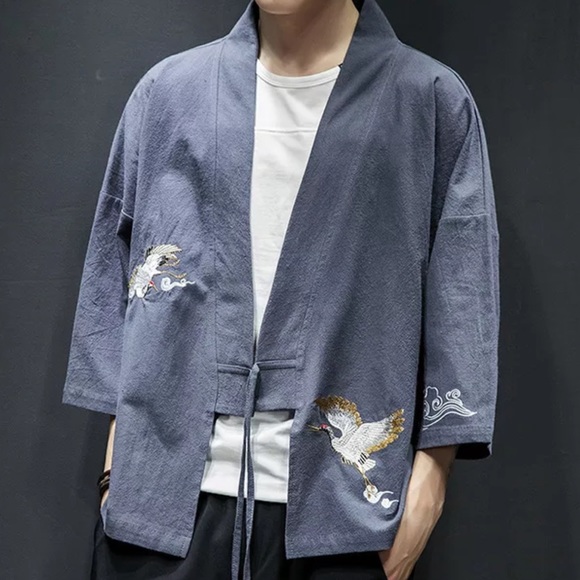 Mens kimono top - Picture 2 of 5
